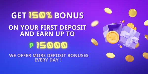 Casino promotional banner with bright game artwork